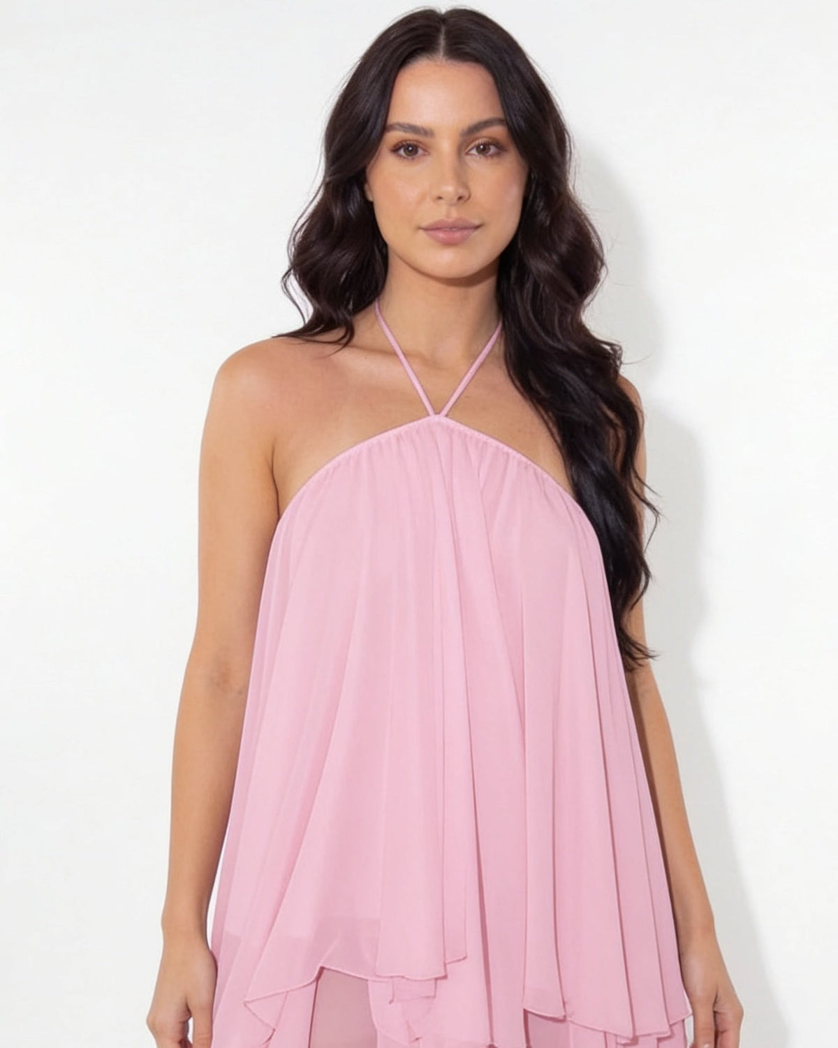 BABYDOLL DRESS - Red - L