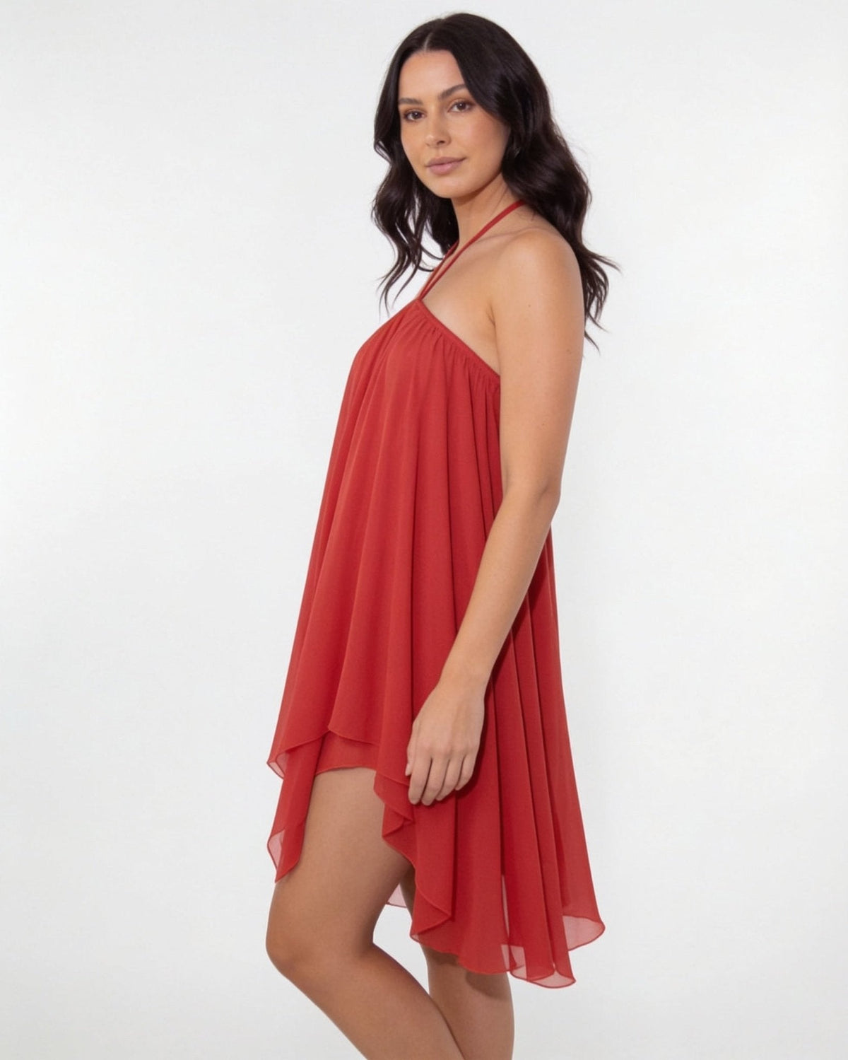 BABYDOLL DRESS - Turquoise - S