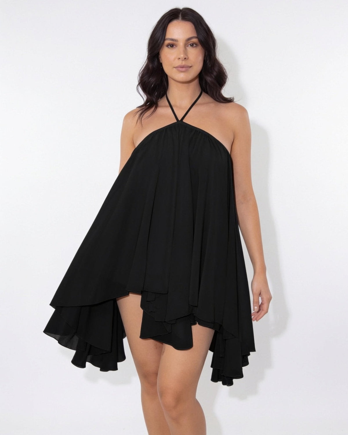 BABYDOLL DRESS - Black - S