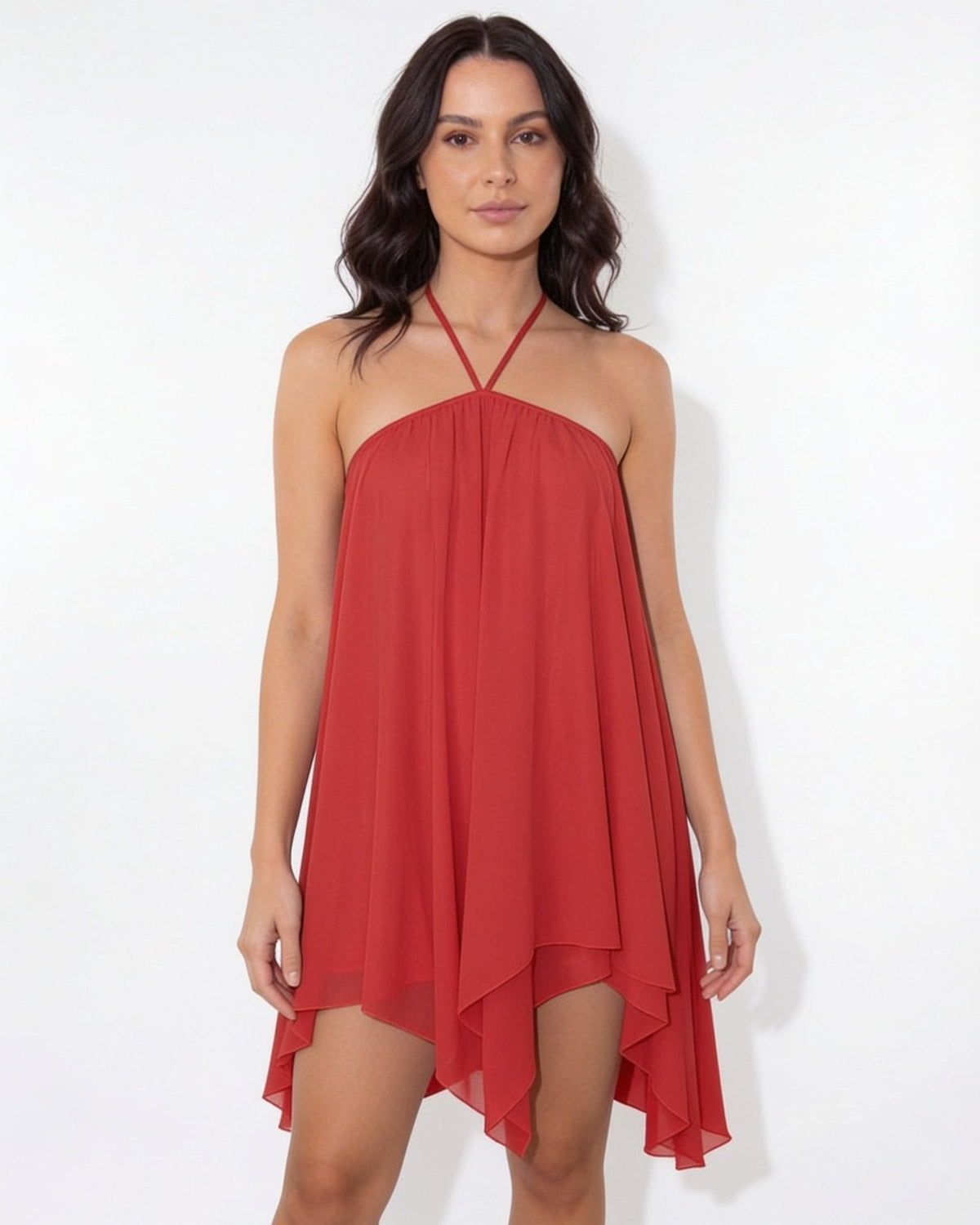 BABYDOLL DRESS - Baby blue - L