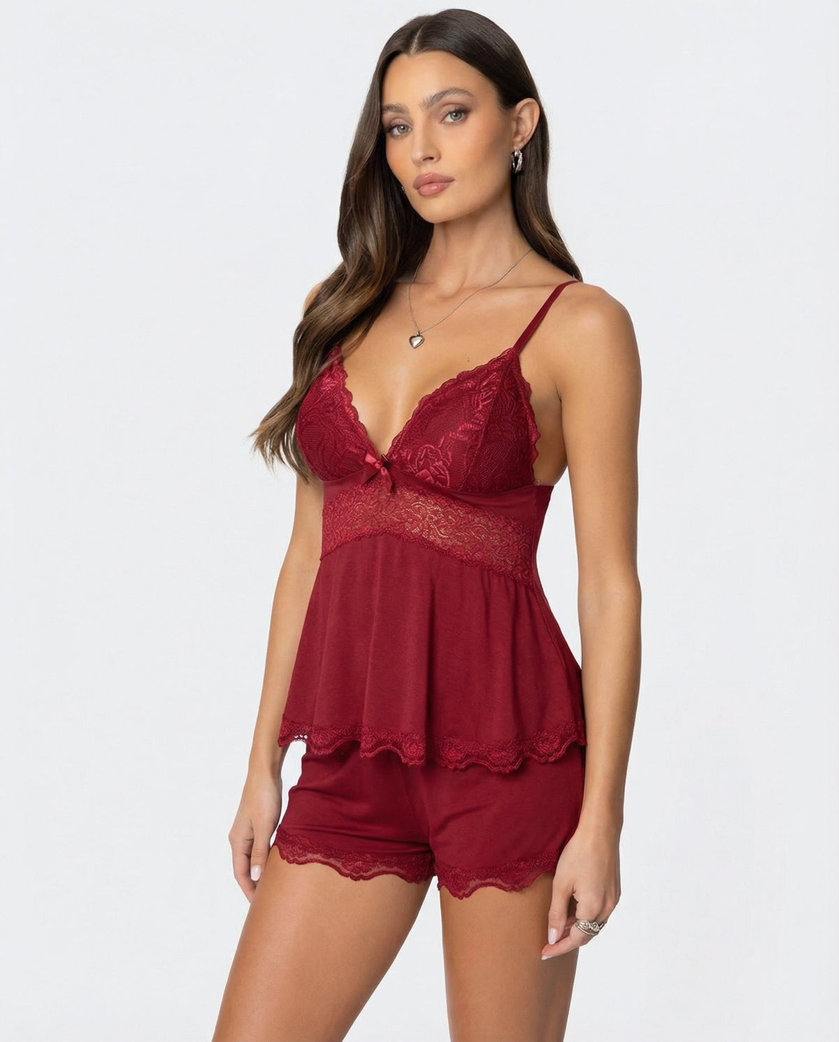 Anne - Midnight Set - Red - XL