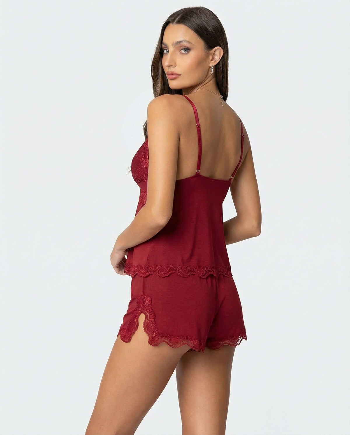 Anne - Midnight Set - Red - XXL