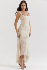 Carisia Maxi Dress - Black - UK 16
