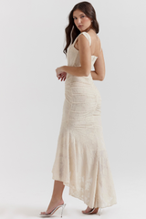Carisia Maxi Dress - Cream - UK 4