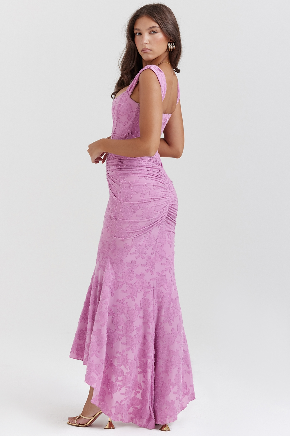Carisia Maxi Dress - Cream - UK 12