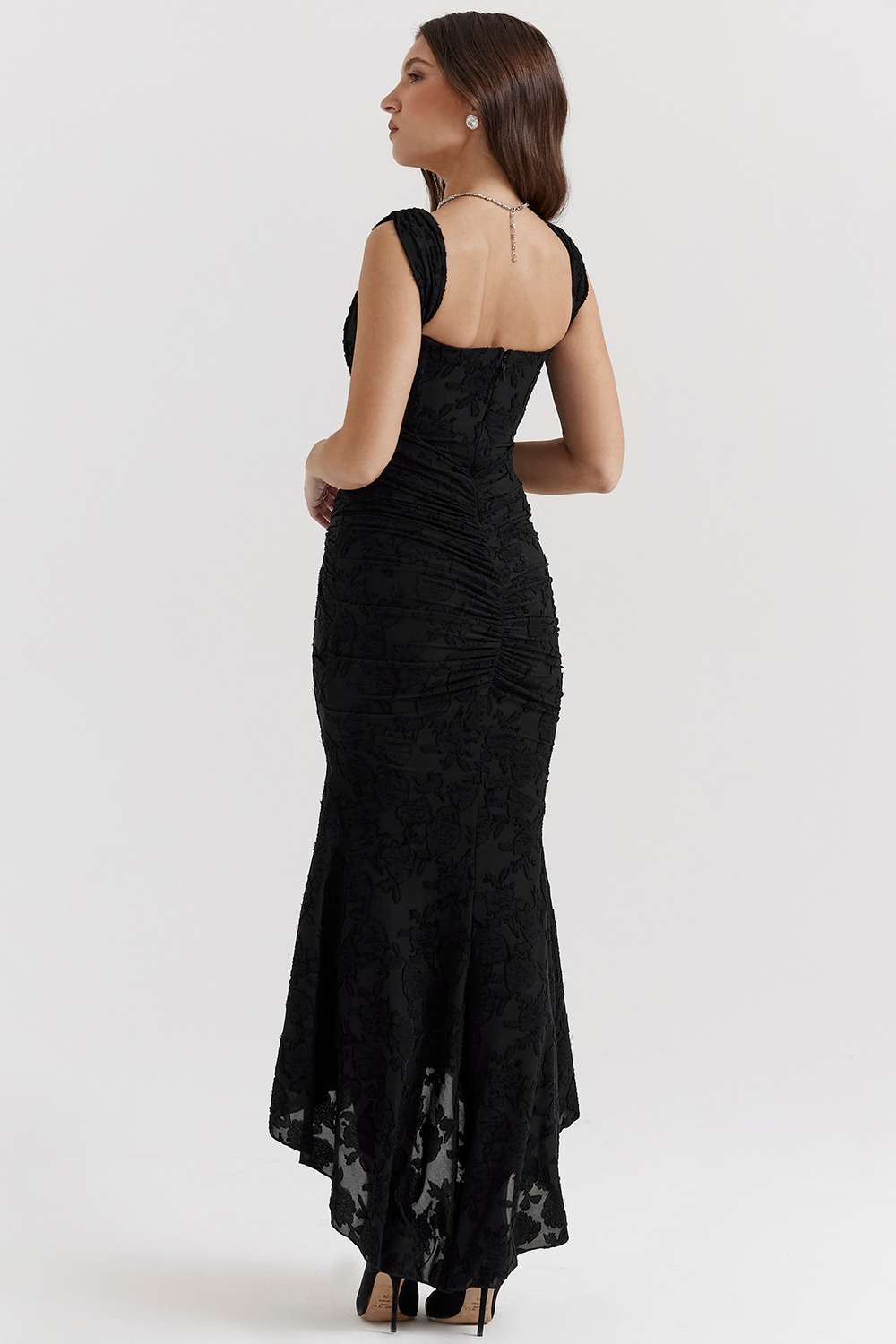 Carisia Maxi Dress - Black - UK 6
