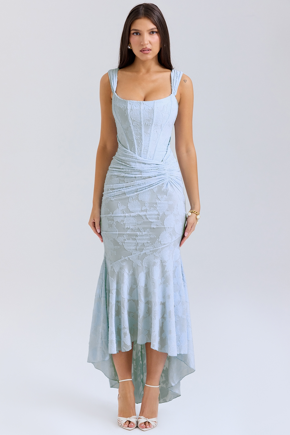 Carisia Maxi Dress - Lightblue - UK 4