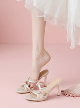 Knotted Stiletto Heel - 38