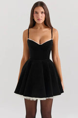 Maycee Mini Dress - Wine Red - S