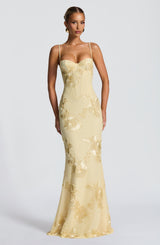 Velour Maxi Dress