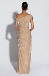 Ottilie Maxi Dress - Gold - L