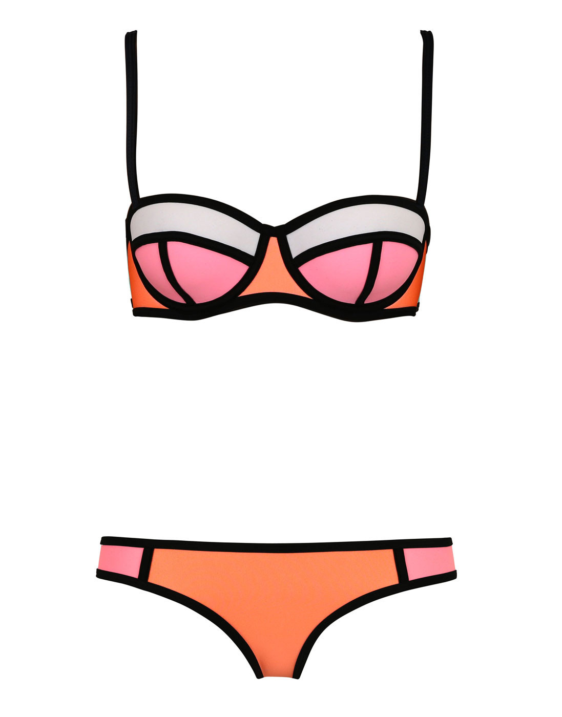 Triangle Bikini - Peach - L