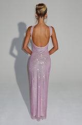 Enya Maxi Dress - Pink - XL