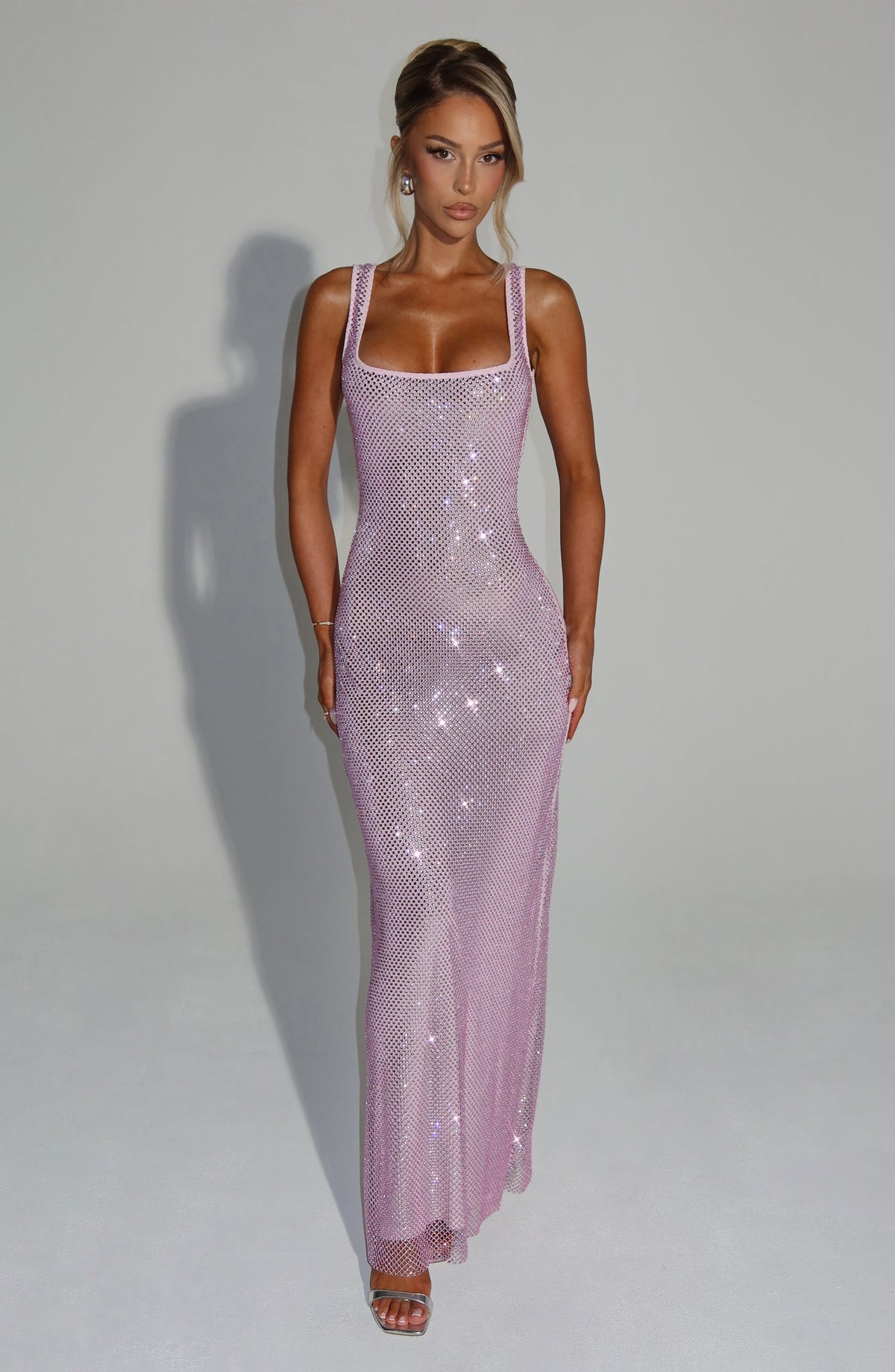 Enya Maxi Dress - Pink - S
