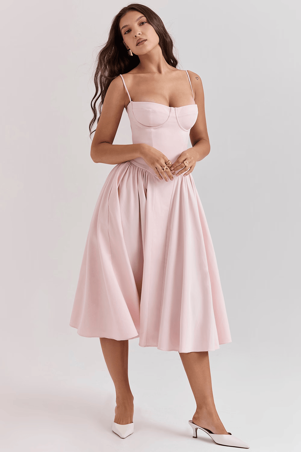 Celine Corset Dress - Black - M