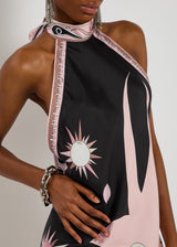 SARAH MAXI DRESS - S - Pink