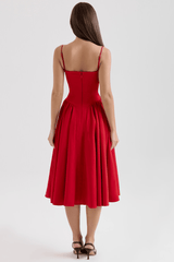 Celine Corset Dress - Beige - XL