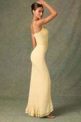 Robina Maxi Dress - Yellow - L