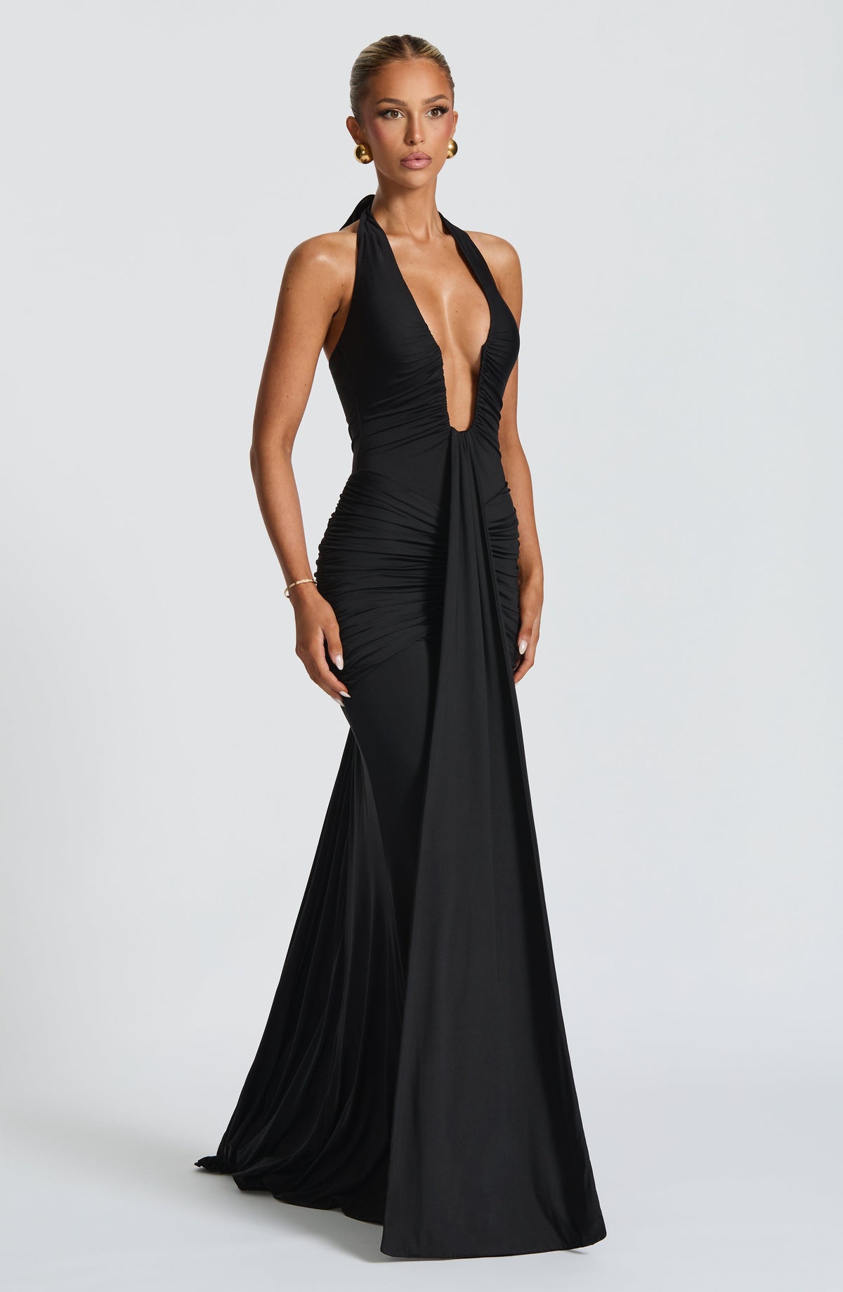 Rosetta Maxi Dress - Black - L