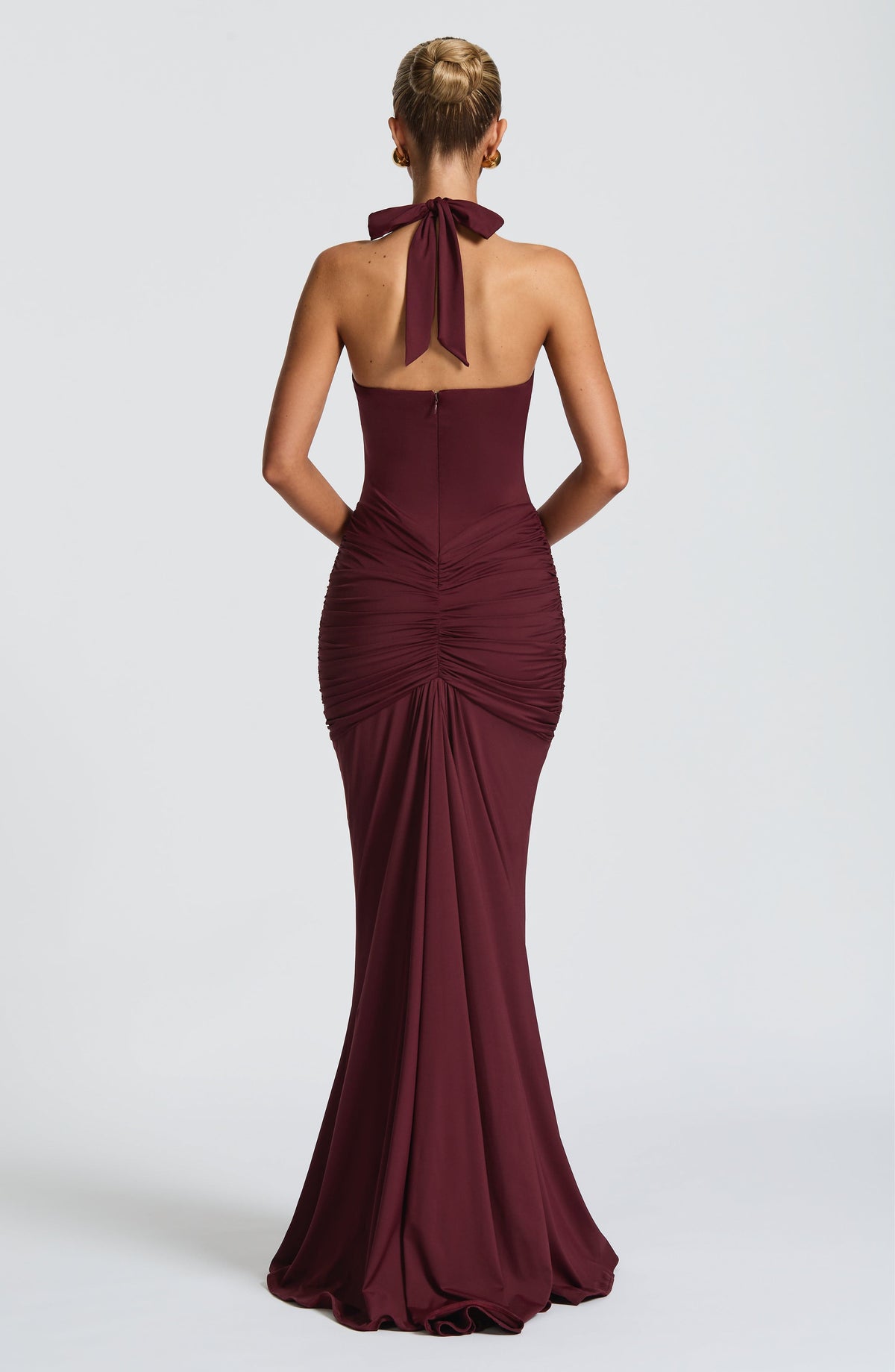 Rosetta Maxi Dress - Wine Red - L