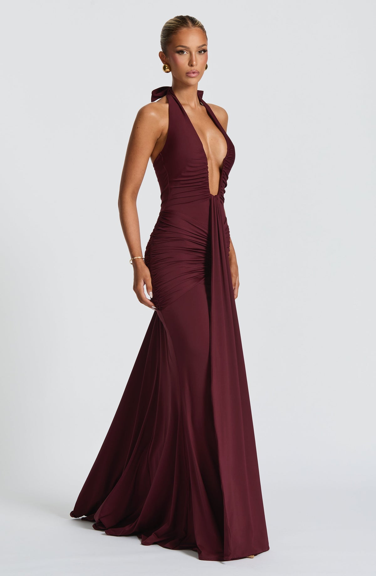Rosetta Maxi Dress - Wine Red - M