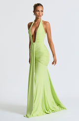 Rosetta Maxi Dress - Light Green - L