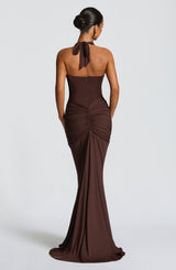 Rosetta Maxi Dress - Brown - XL