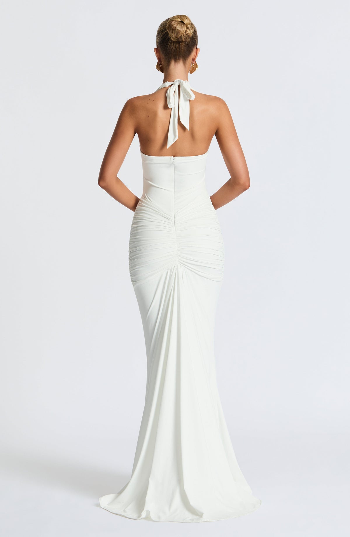 Rosetta Maxi Dress - White - L