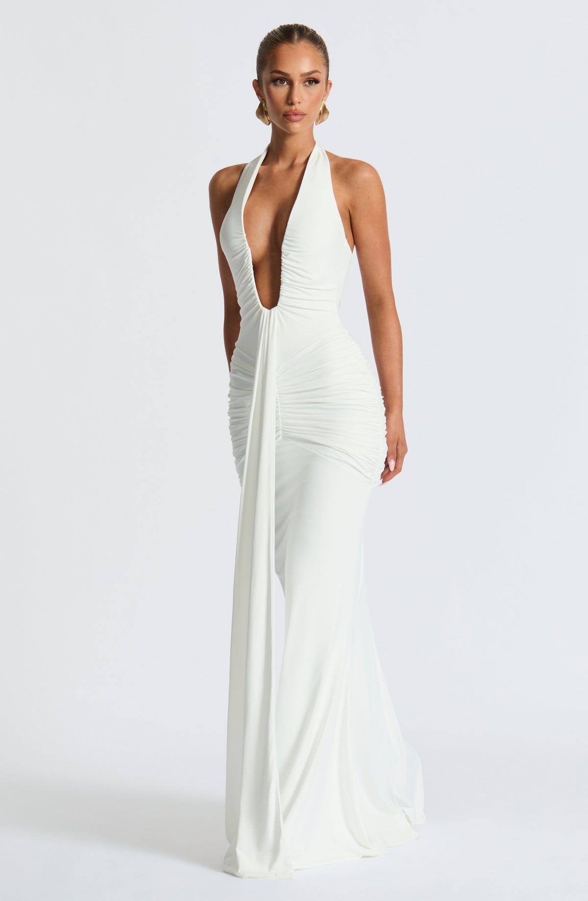 Rosetta Maxi Dress - White - M