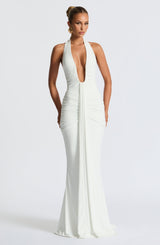 Rosetta Maxi Dress - White - XS