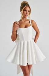 Rue Mini Dress - White - M
