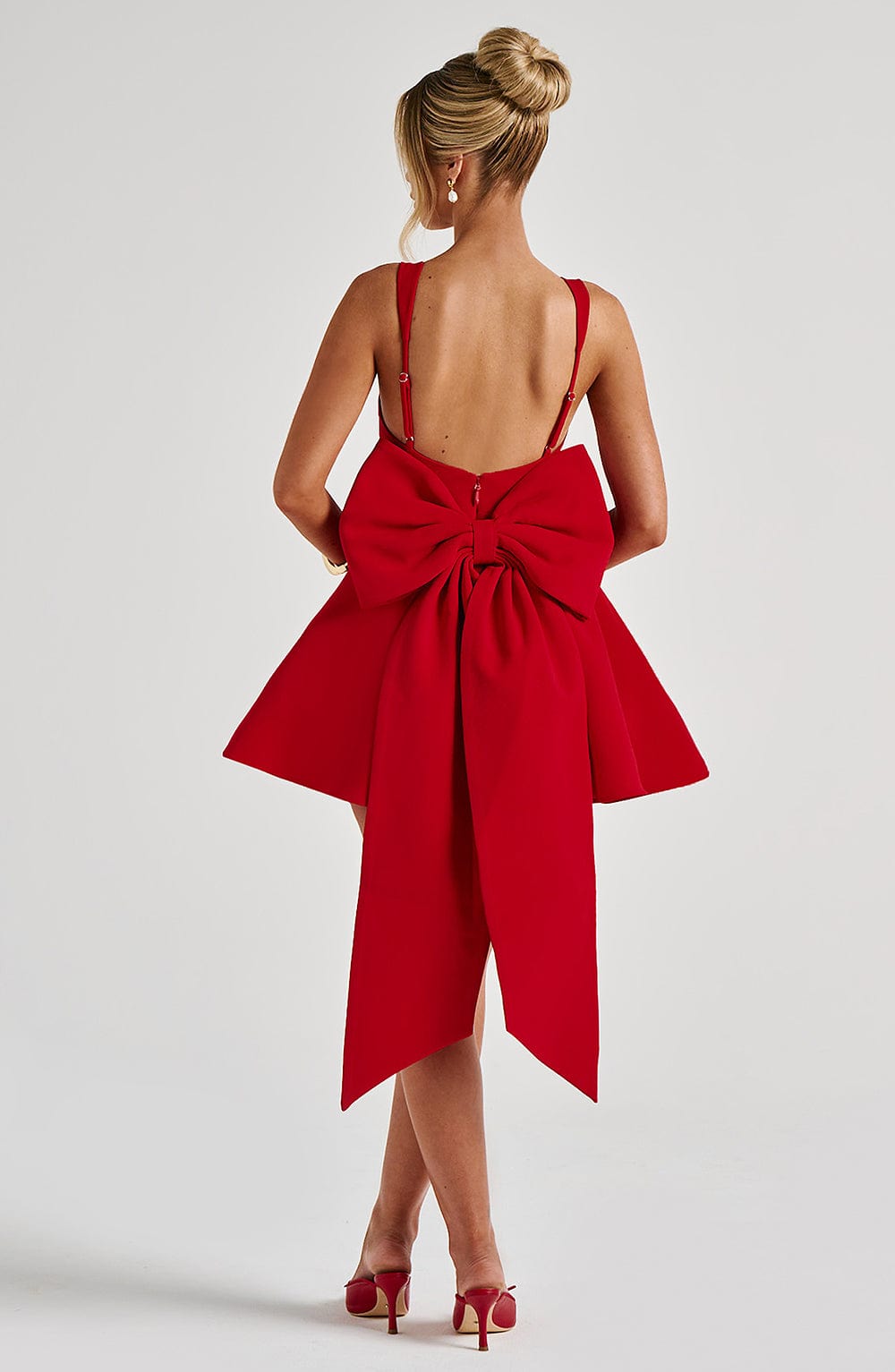 Rue Mini Dress - Red - S