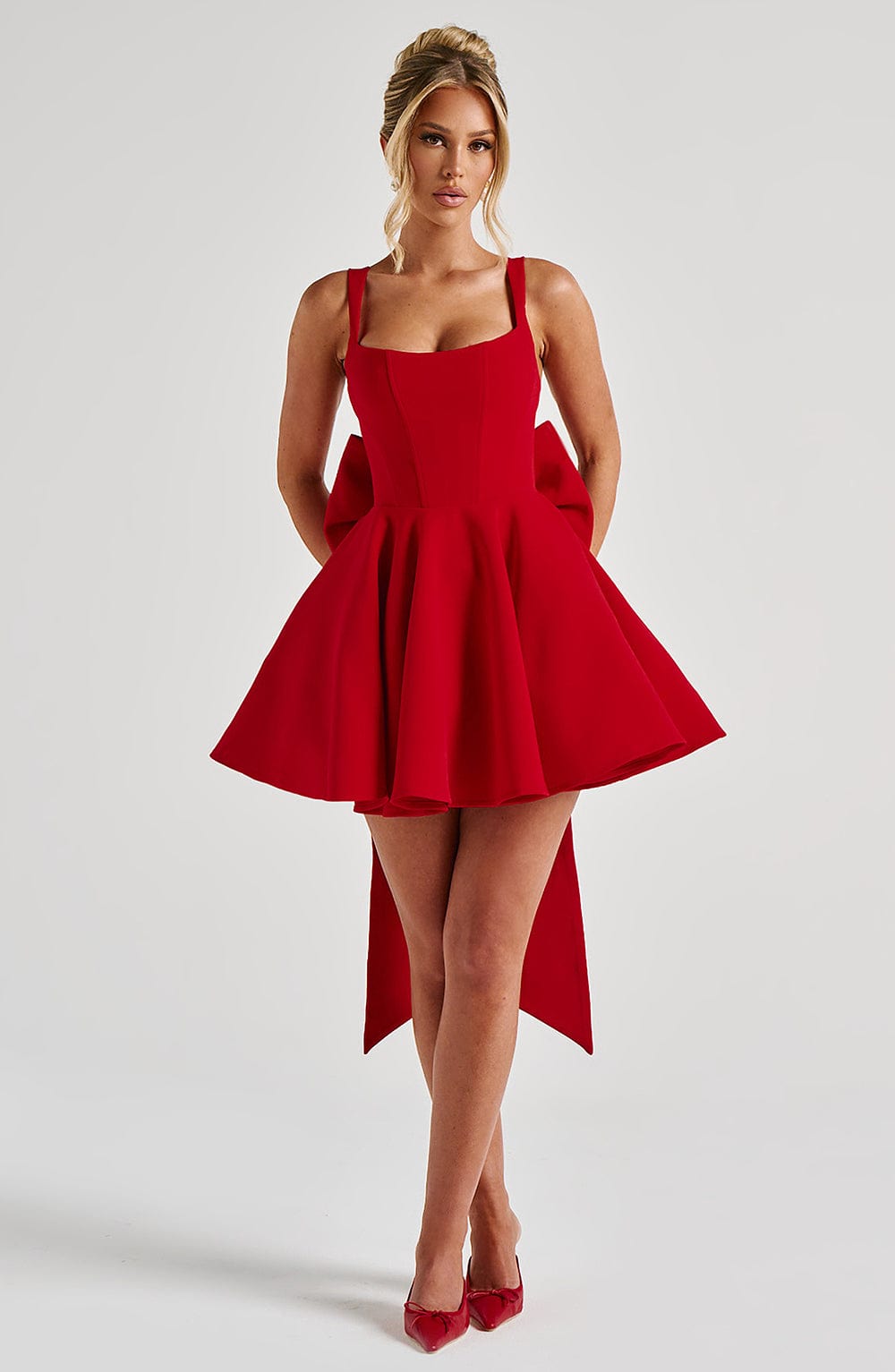 Rue Mini Dress - Red - XS