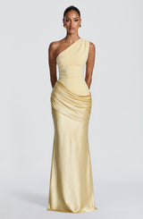 Sadona Maxi Dress - Lemon - XS