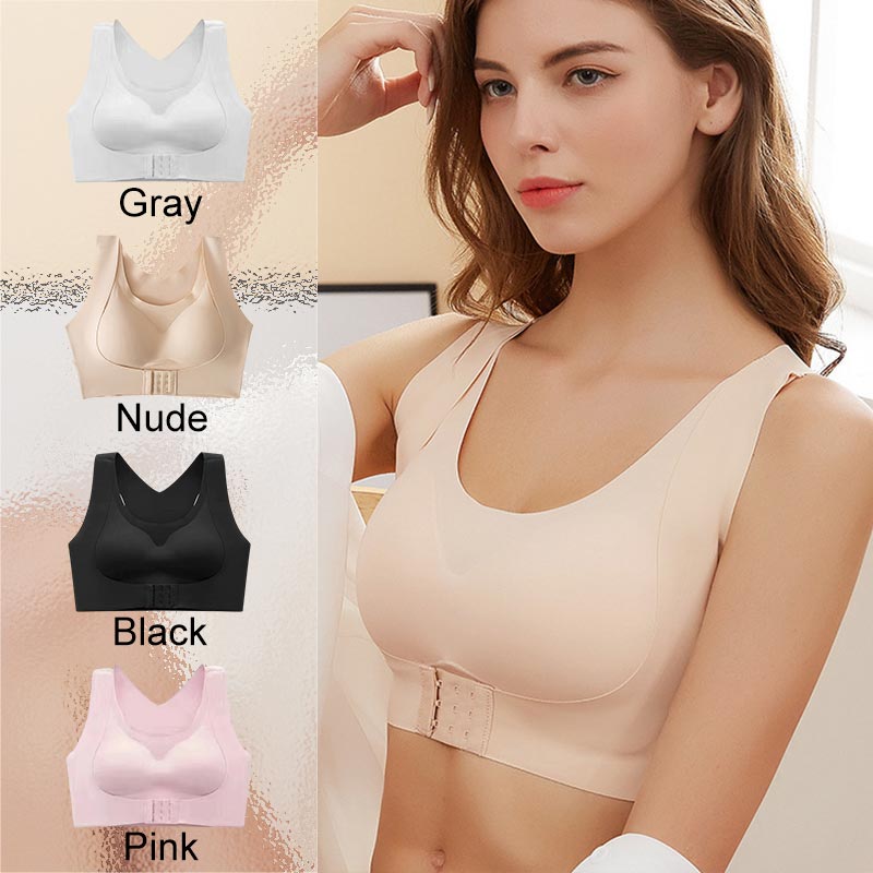 AlignLift Posture-Perfect Wireless Bra - Black - 2XL