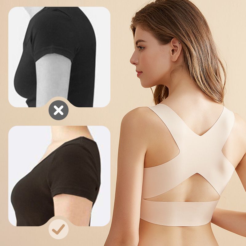 AlignLift Posture-Perfect Wireless Bra - Pink - 3XL
