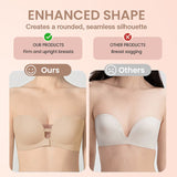 Seamless Front Closure Bra With Adjustable Straps - Skin - M / 34ABC / 75ABC