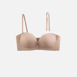 Seamless Front Closure Bra With Adjustable Straps - Skin - XL / 38ABC / 85ABC