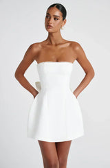 Suni Mini Dress - White - L