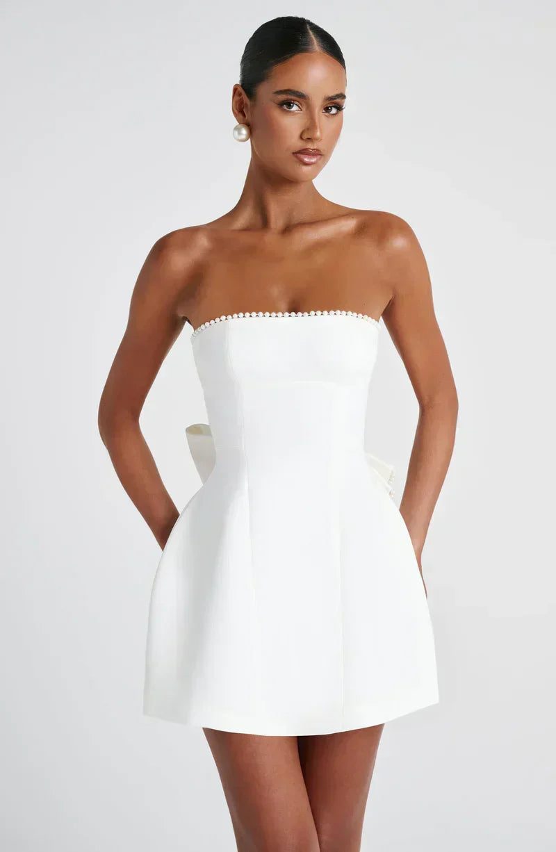 Suni Mini Dress - White - XS