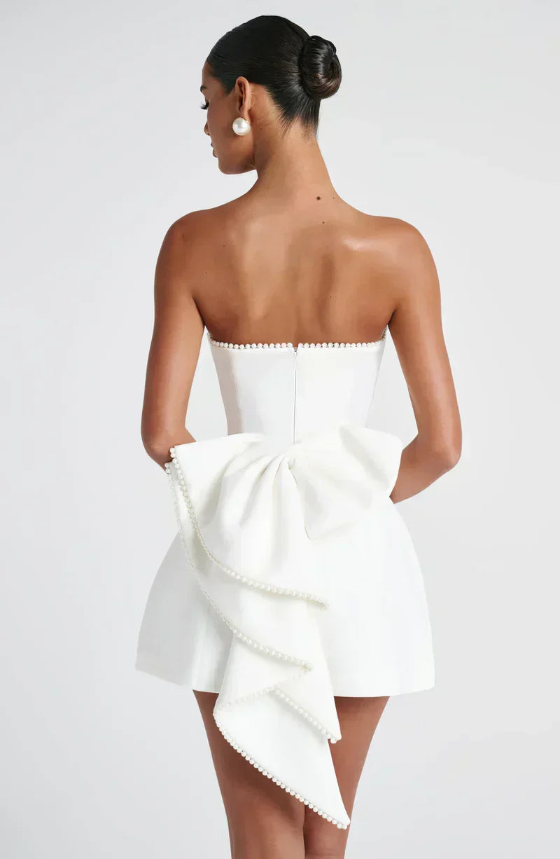 Suni Mini Dress - White - S