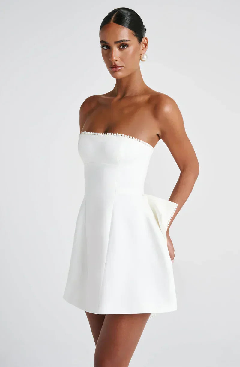 Suni Mini Dress - White - XL
