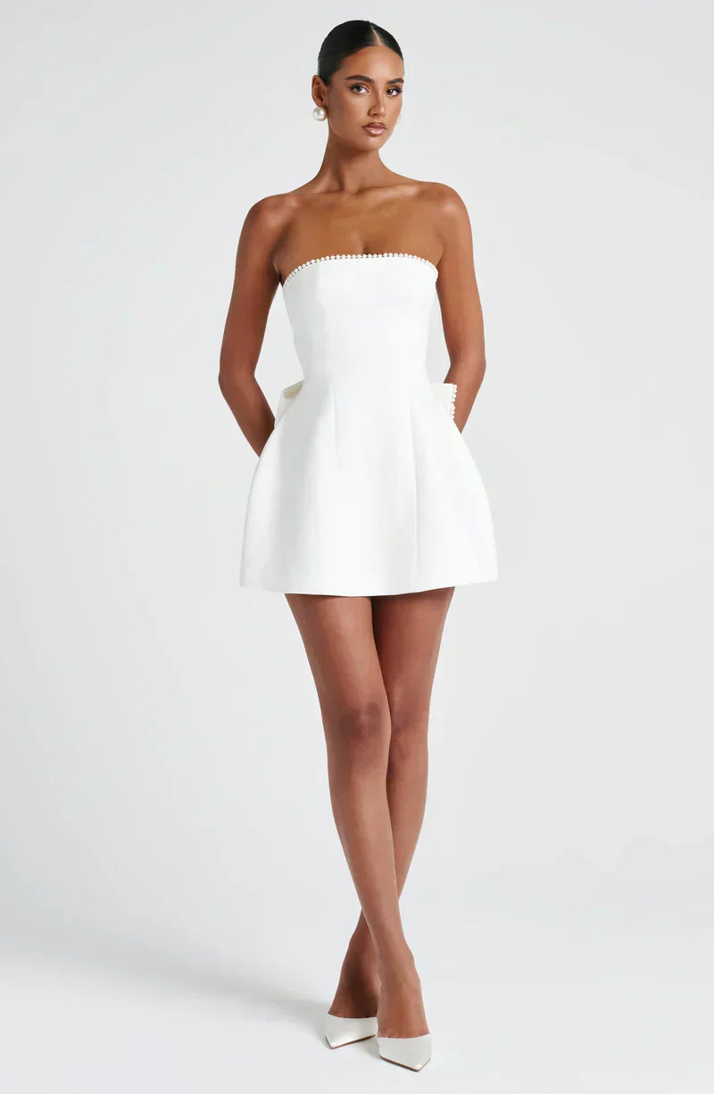 Suni Mini Dress - White - M