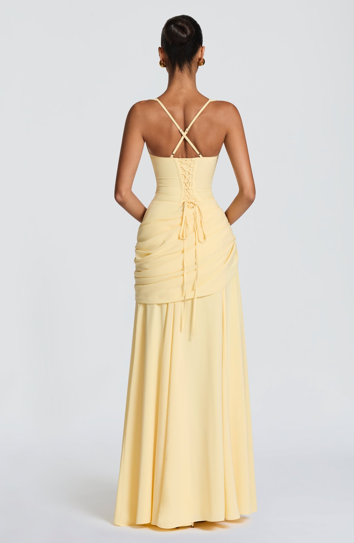 Serena Maxi Dress - Yellow - S