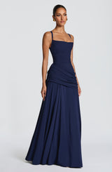 Serena Maxi Dress - Navy - XL