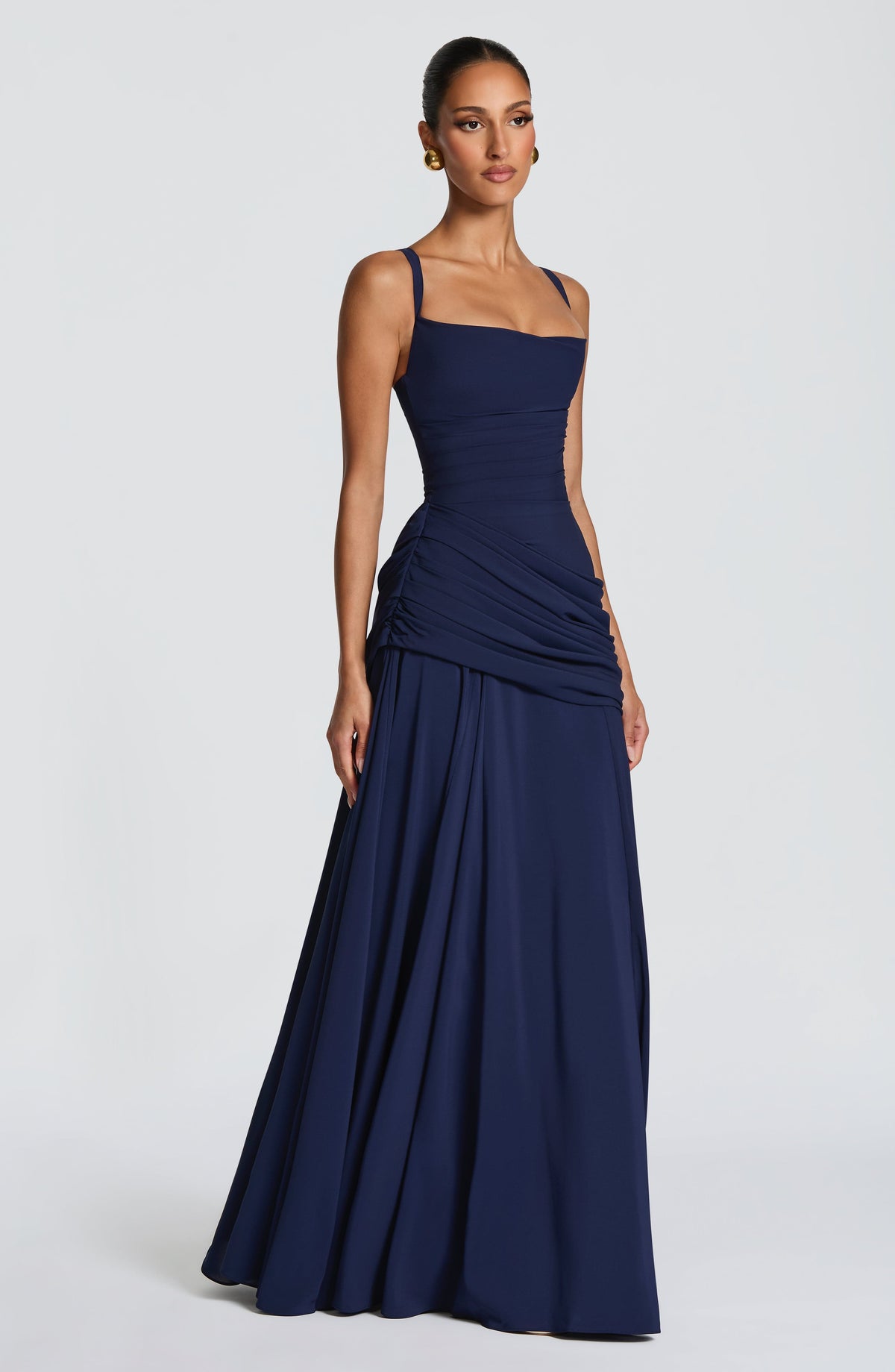 Serena Maxi Dress - Navy - XL