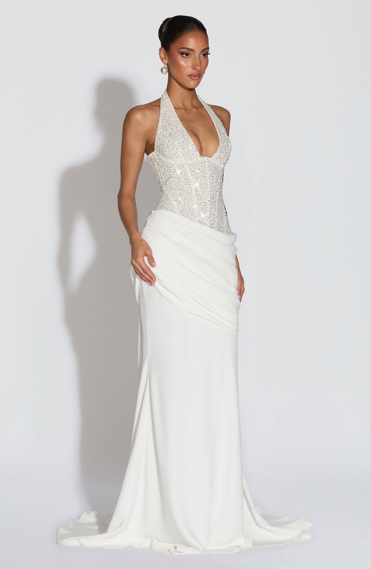 Taylor Maxi Dress - White - S