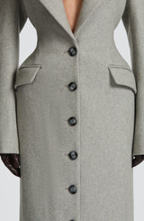 Ursula Chic Coat - Light Grey - XL