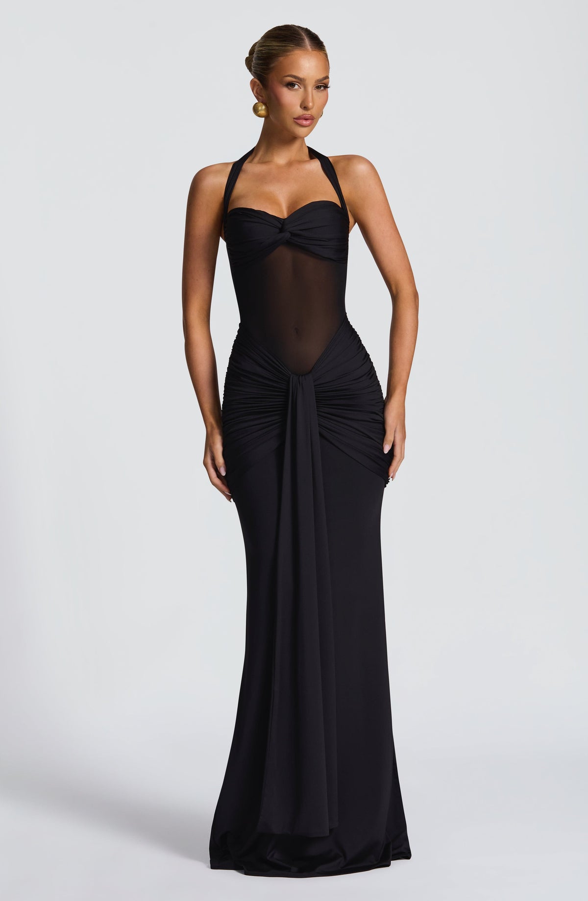 Vixen Maxi Dress - Black - S