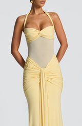 Vixen Maxi Dress - Yellow - L